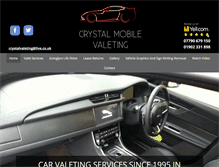 Tablet Screenshot of crystalmobilevaleting.co.uk